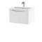 600mm Wall Hung 1 Drawer Vanity & Polymarble Basin