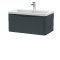 800mm Wall Hung 1 Drawer Vanity & Ceramic Basin