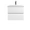 600mm Wall Hung 2-Drawer Vanity Unit & Basin 1