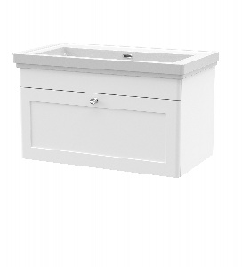 800mm Wall Hung 1 Drawer Vanity & Basin 0TH