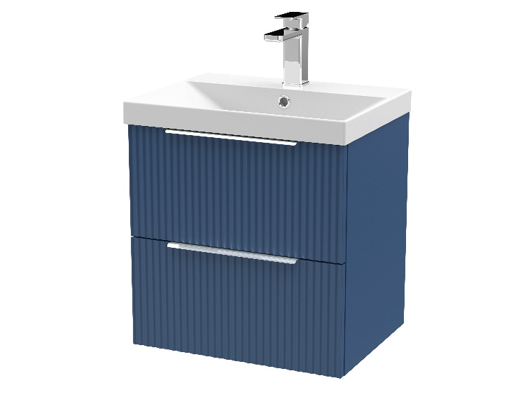 500mm Wall Hung 2 Drawer Vanity & Basin 3