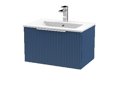 600mm Wall Hung Single Drawer Vanity & Basin 2