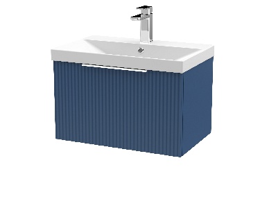 600mm Wall Hung Single Drawer Vanity & Basin 3