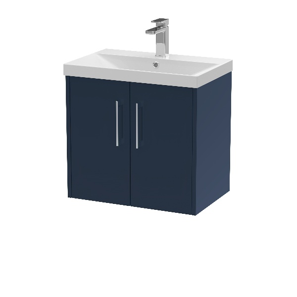 600mm Wall Hung 2-Door Vanity & Basin 3