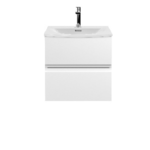 500mm Wall Hung 2 Drawer Vanity Unit & Basin 4