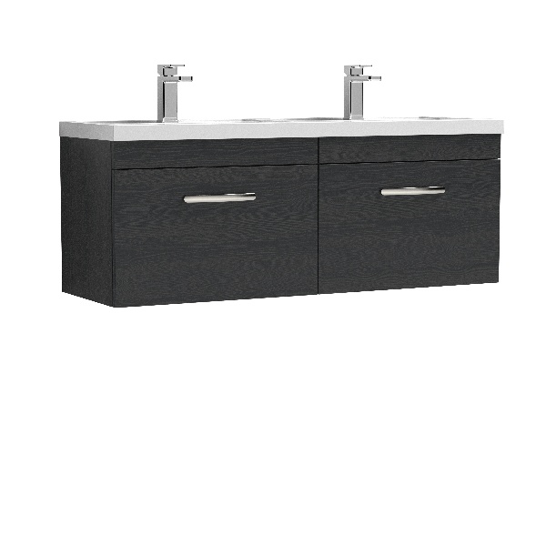 1200mm Wall Hung Cabinet With Double Basin