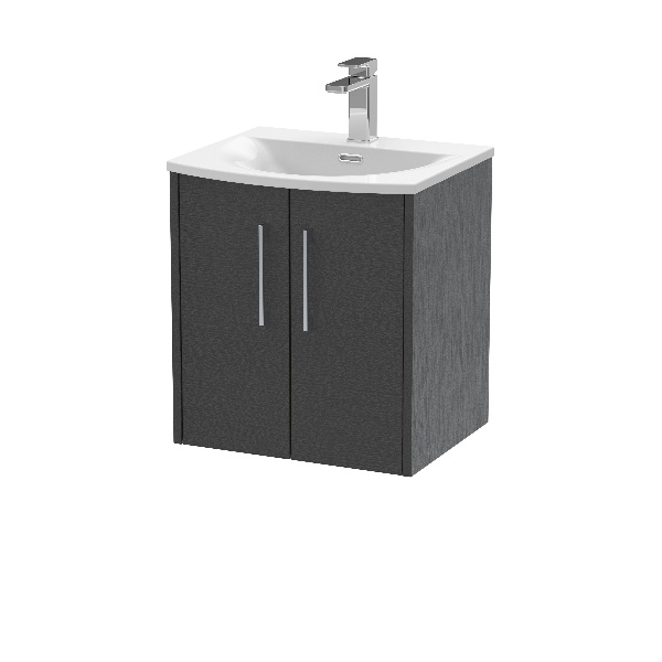 500mm Wall Hung 2 Door Vanity & Basin 4