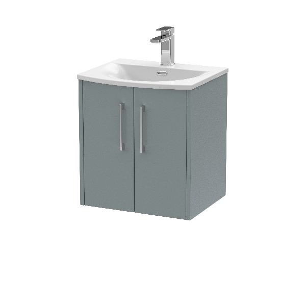 500mm Wall Hung 2 Door Vanity & Basin 4