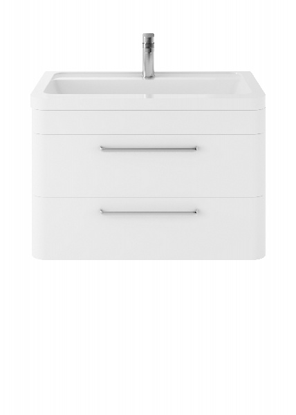 Wall Hung 800mm Cabinet & Ceramic Basin