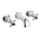 3 Tap Hole Wall Mounted Basin Mixer