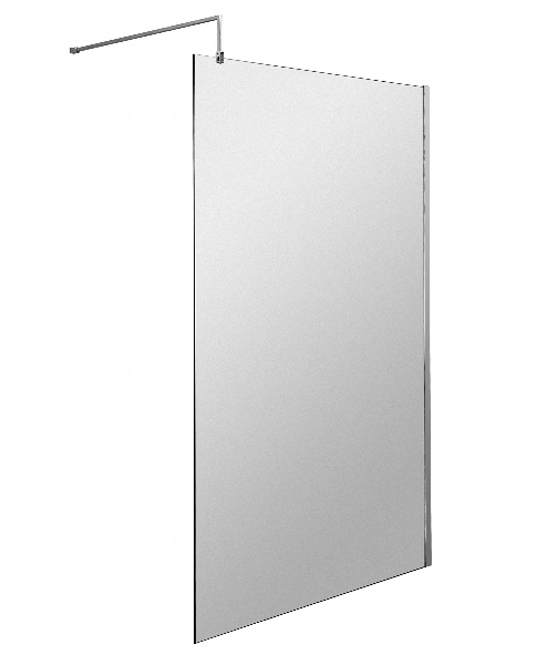 1000mm Wetroom Screen & Support Bar