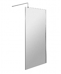 900mm Wetroom Screen & Support Bar