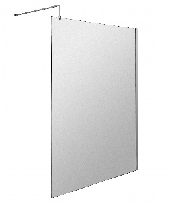 1400mm Wetroom Screen & Support Bar