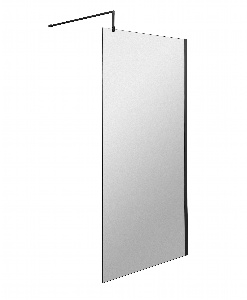 1000mm Wetroom Screen With Support Bar