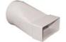 Manrose 125mm to 150 x 70mm Round to Rectangular Adaptor - White