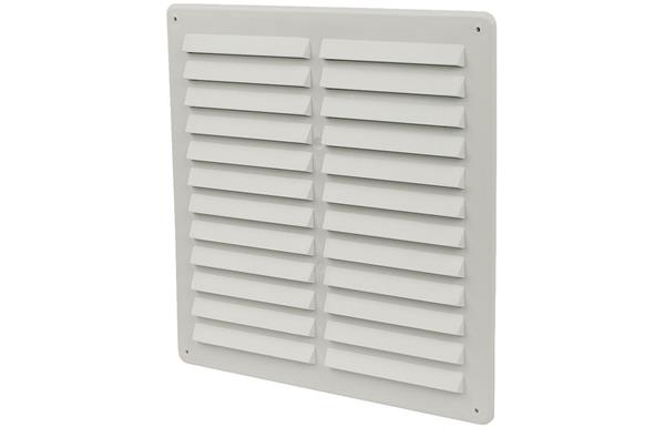 Manrose 250mm Fixed Louvre Vent - White