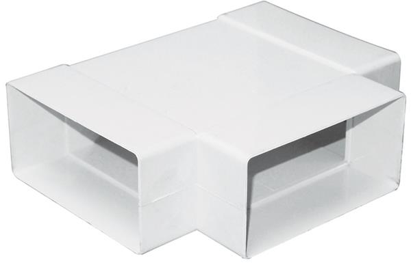 Manrose 204 x 60mm Horizontal T-Piece - White