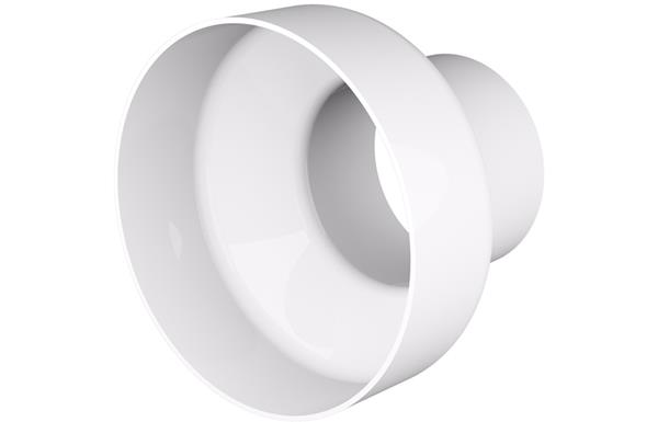 Manrose 125mm to 100mm Circular Reducer - White