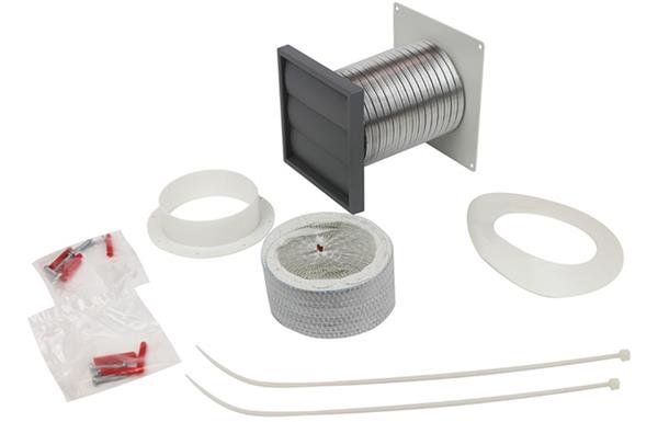 Manrose 100mm Round Tumble Dryer Kit - Grey