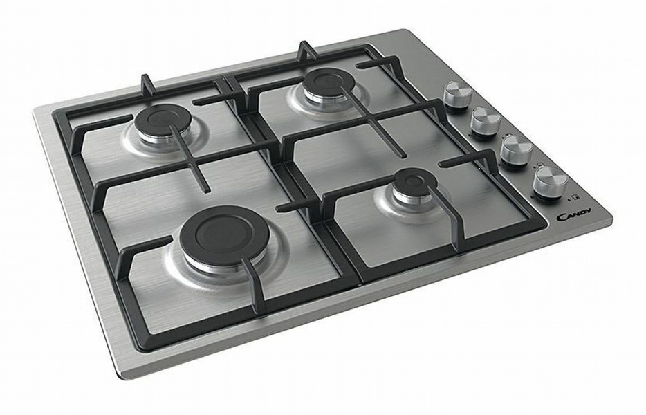 Candy CHG6LPX 60cm Gas Hob - St/Steel