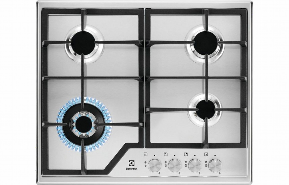 Electrolux KGS6436SX 60cm Gas Hob - St/Steel