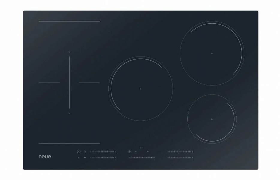 Neue by Candy NIES55MCTT 80cm Induction Hob - Black Glass