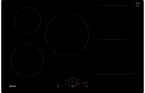 Neff N70 T58PHW1L0 80cm Induction Hob - Black Glass