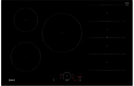 Neff N70 T68FHV4L0 80cm Induction Hob - Black Glass