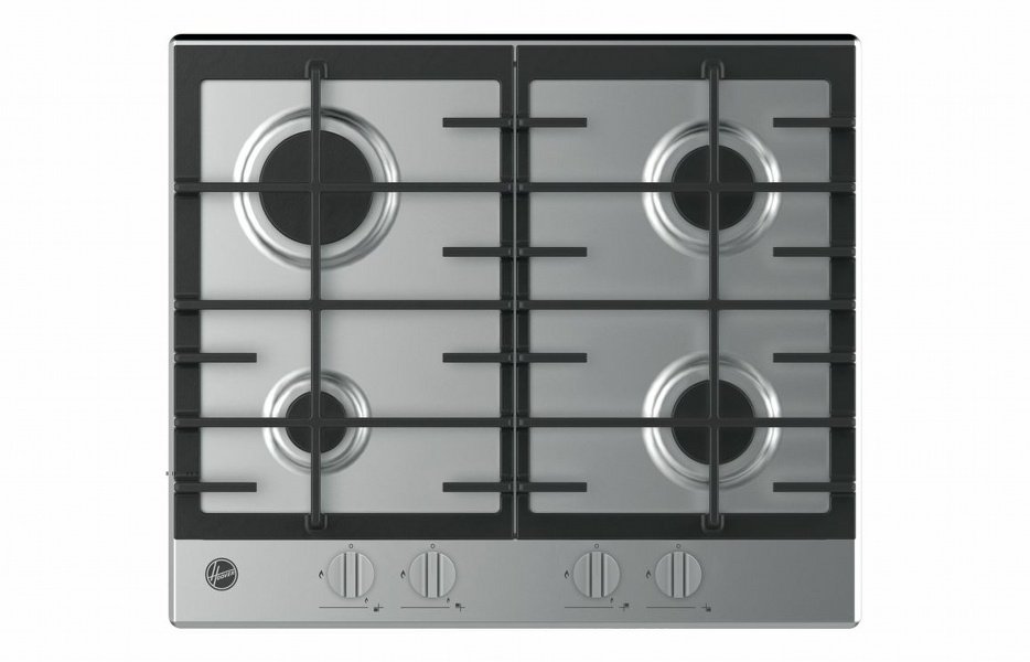 Hoover H300 HHG6BRK3X 60cm Gas Hob - St/Steel