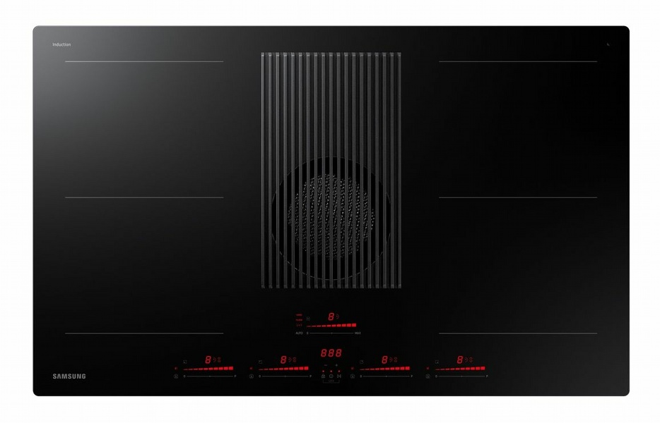 Samsung NZ84T9747VK/UR 80cm Venting Induction Hob w/Dual Flex Zone - Black