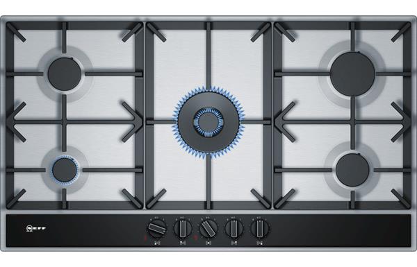 Neff N70 T29DA69N0 90cm Gas Hob - St/Steel & Black