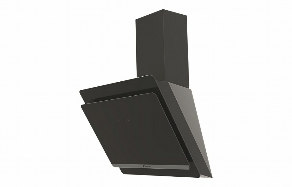 Candy CDG6CEBWIFI 60cm Angled Chimney Hood - Black