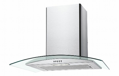 Candy CGM60NX/1 60cm Curved Glass Chimney Hood - St/Steel & Glass