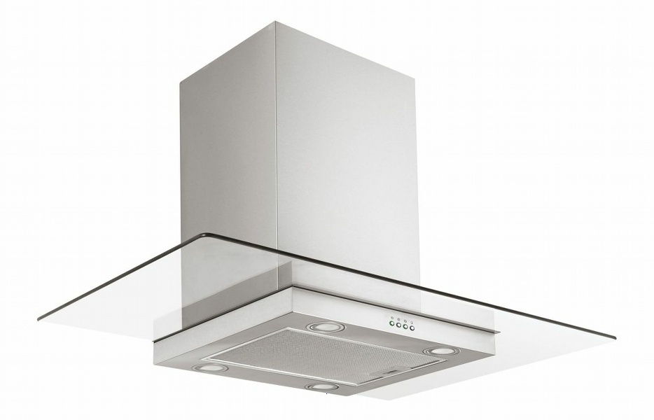 Candy CVMI970LX/UK 90cm Flat Glass Island Hood - St/Steel