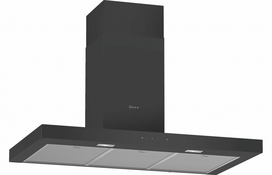 Neff N50 D94BHM1S5B 90cm T-Shape Box Chimney Hood - Black