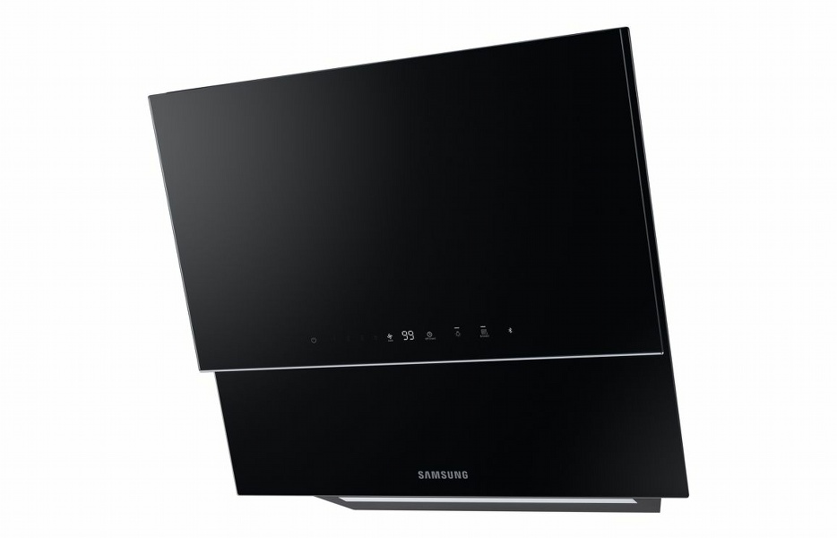 Samsung NK24C9804VB/UR 60cm Angled Chimney Hood - Black