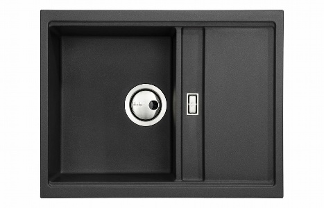 Abode Syncronist Compact 1.25B & Drainer Inset/Undermount Sink - Metallic Black