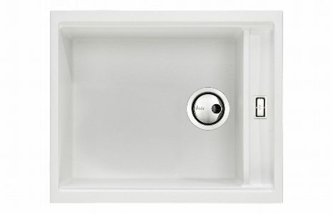 Abode Syncronist Large 1.25B Inset/Undermount Sink - White