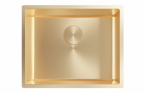 Abode Koto 1B Inset/Undermount PVD Sink - Brushed Brass