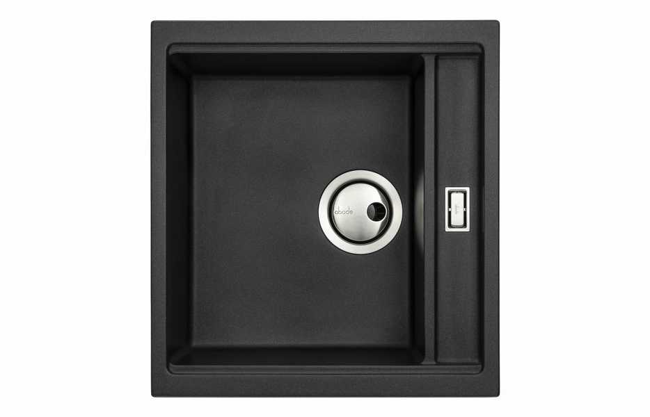 Abode Syncronist Compact 1.25B Inset/Undermount Sink - Metallic Black