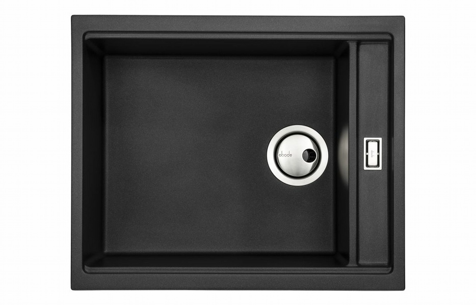 Abode Syncronist Large 1.25B Inset/Undermount Sink - Metallic Black