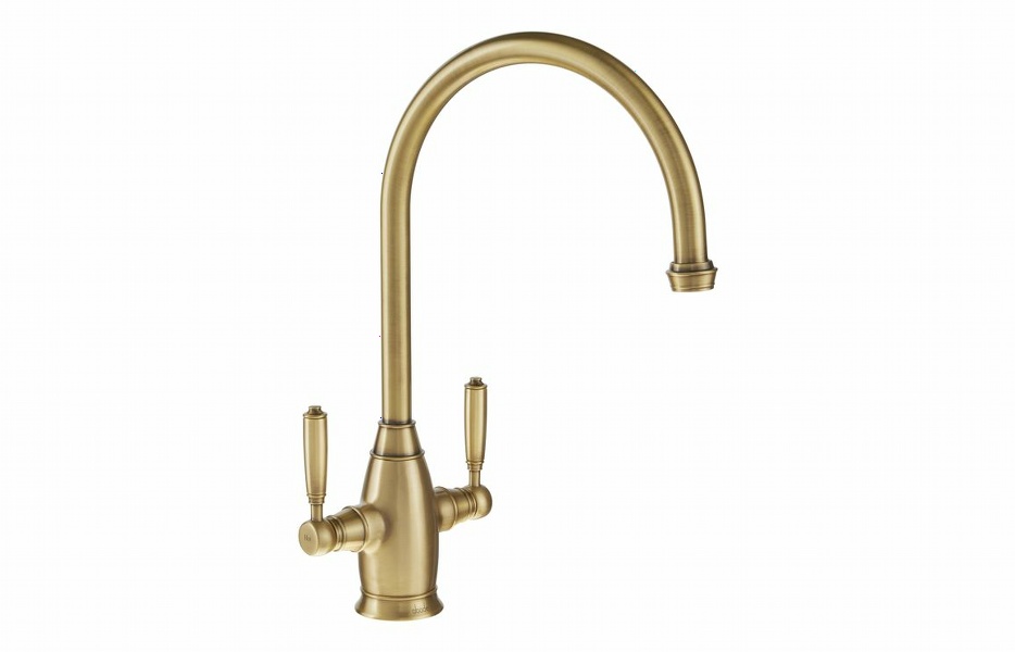 Abode Oxbury Monobloc Mixer Tap - Antique Brass