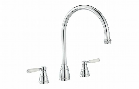 Abode Oxbury 3 Part Mixer Tap - Chrome