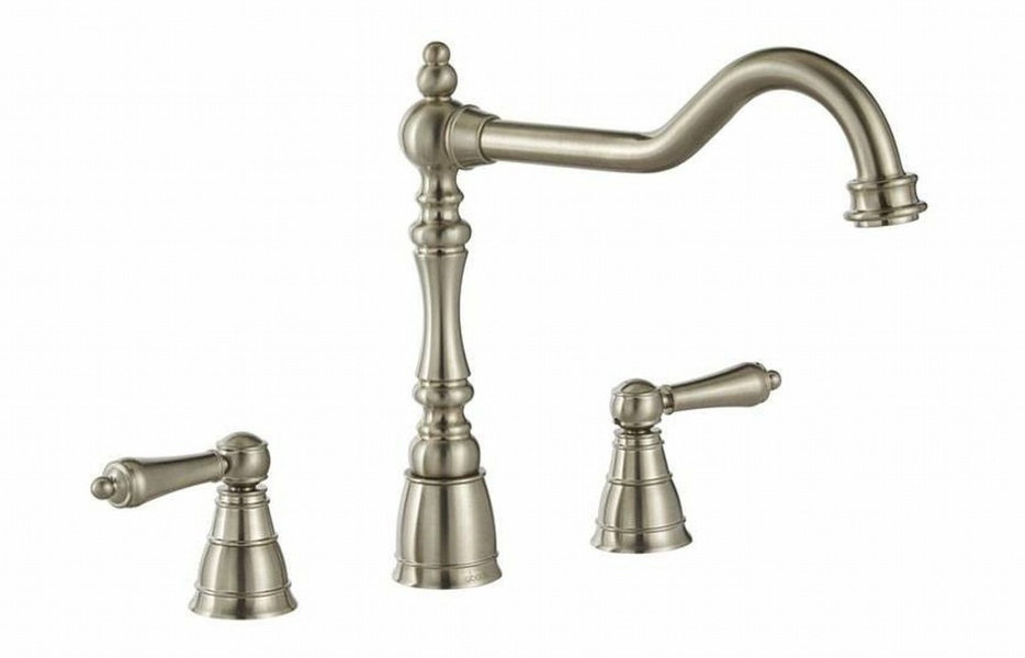 Abode Mayenne 3 Part Mixer Tap - Brushed Nickel