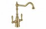 Abode Mayenne Monobloc Mixer Tap - Antique Brass