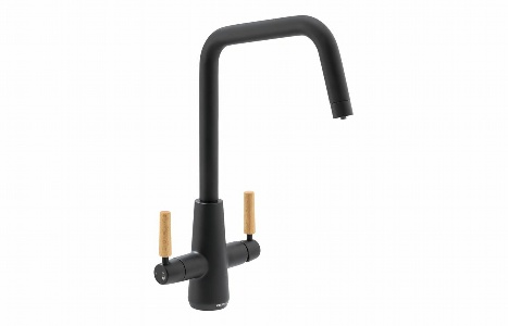 Abode Scandi-X 4 IN 1 Monobloc Tap - Matt Black