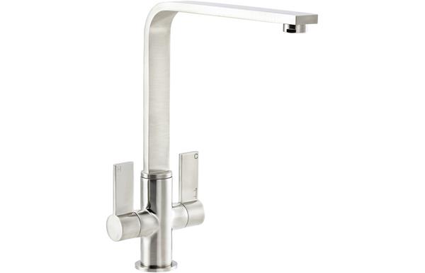 Abode Quantic Monobloc Mixer Tap - Brushed Nickel