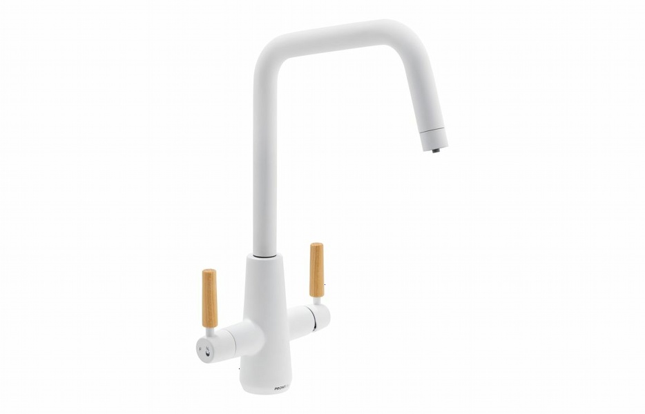 Abode Scandi-X 4 IN 1 Monobloc Tap - Matt White