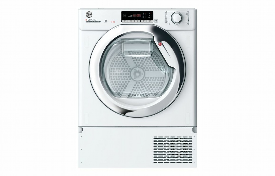 Hoover H500 BATD H7A1TCE-80 B/I 7kg Dryer - White w/Chrome Door