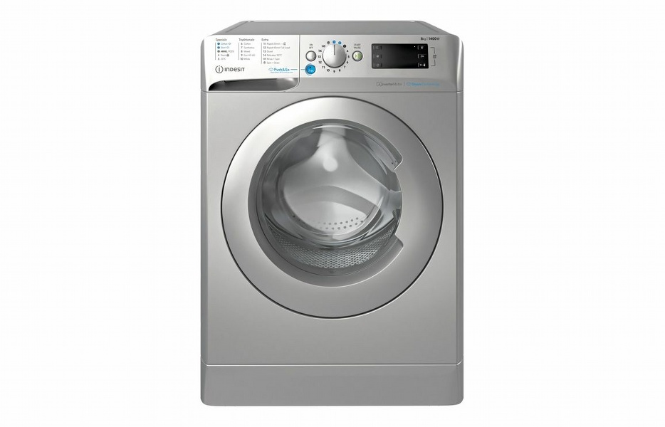 Indesit BWE 81496X SV UK F/S 8kg 1400rpm Washing Machine - Silver